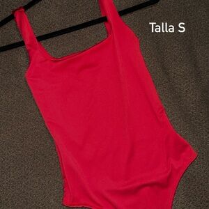 Red One-Piece Swimsuit